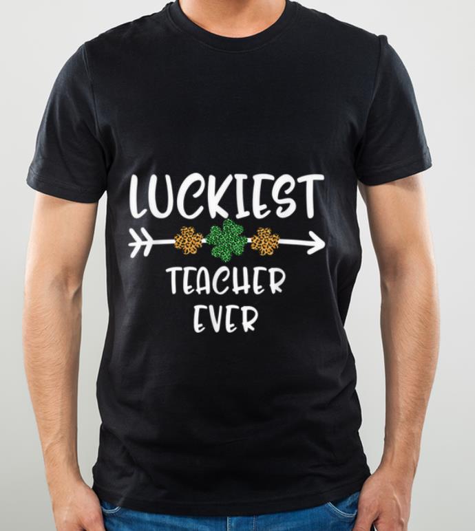 Hot St Patricks Day Luckiest Teacher Ever Shamrock Buffalo Plaid shirt 4 - Hot St Patricks Day Luckiest Teacher Ever Shamrock Buffalo Plaid shirt