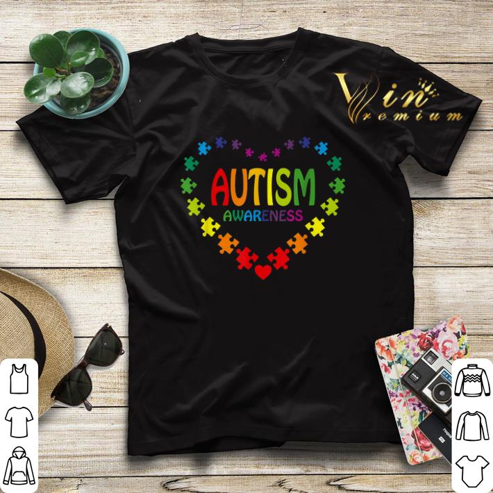 Love Autism Awareness heart shirt Love Autism Awareness heart shirt 4 - Love Autism Awareness heart shirt