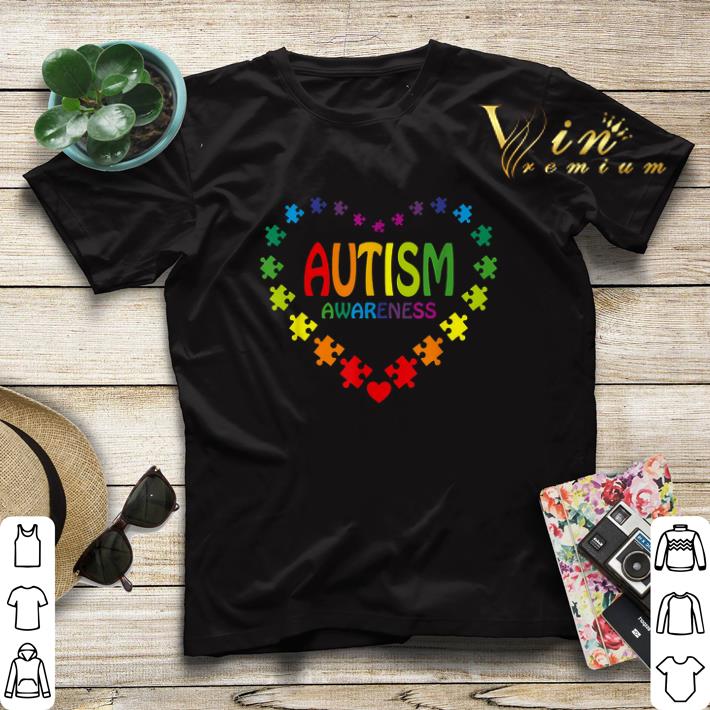 Love Autism Awareness heart shirt 4 - Love Autism Awareness heart shirt