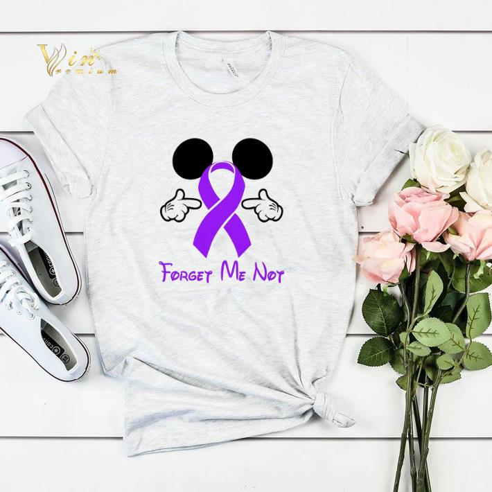Mickey Mouse Forget me not Alzheimer s awareness shirt sweater 4 - Mickey Mouse Forget me not Alzheimer’s awareness shirt sweater