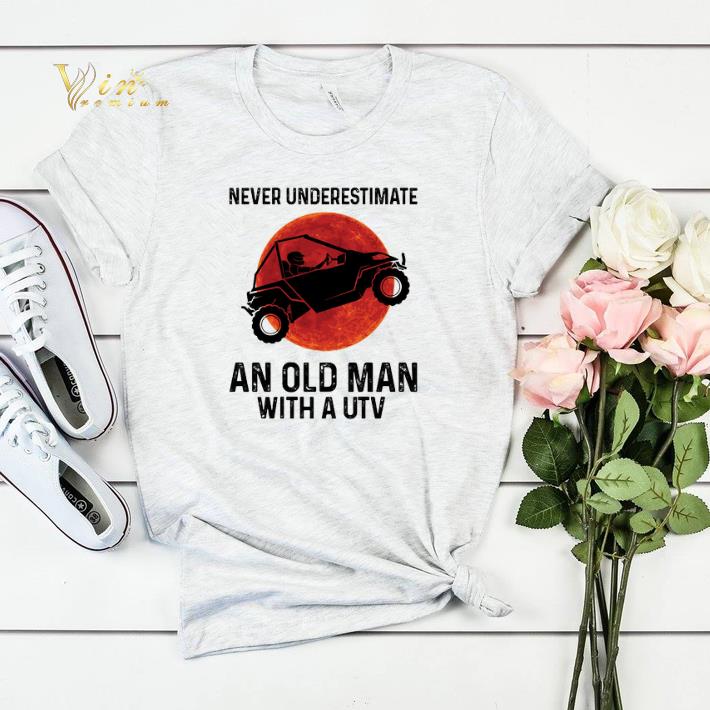 Never underestimate an old man with UTV Sunset shirt sweater Never underestimate an old man with UTV Sunset shirt sweater 4 - Never underestimate an old man with UTV Sunset shirt sweater