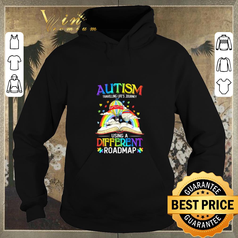 Nice Book Autism travelling life s journey using a different roadmap shirt sweater 4 - Nice Book Autism travelling life’s journey using a different roadmap shirt sweater