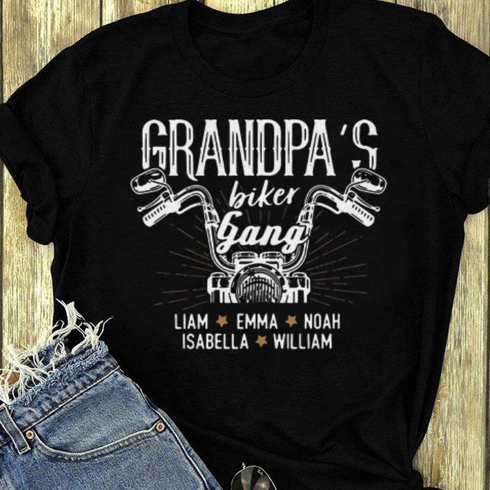 Nice Grandpa s Biker Gang Liam Emma Noah Isabella William shirt 4 - Nice Grandpa’s Biker Gang Liam Emma Noah Isabella William shirt