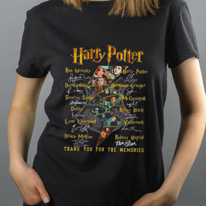 Nice Harry Potter Ron Weasley Hermione Granger Dumbledore Signatures shirt 4 - Nice Harry Potter Ron Weasley Hermione Granger Dumbledore Signatures shirt
