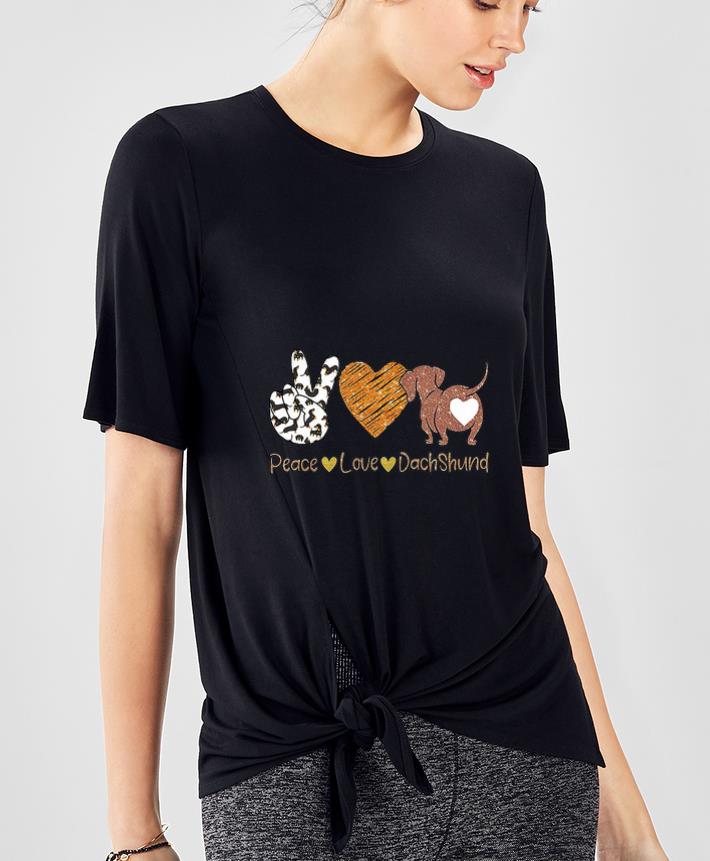 Nice Peace Love PugDachhunds shirt 4 - Nice Peace Love PugDachhunds shirt