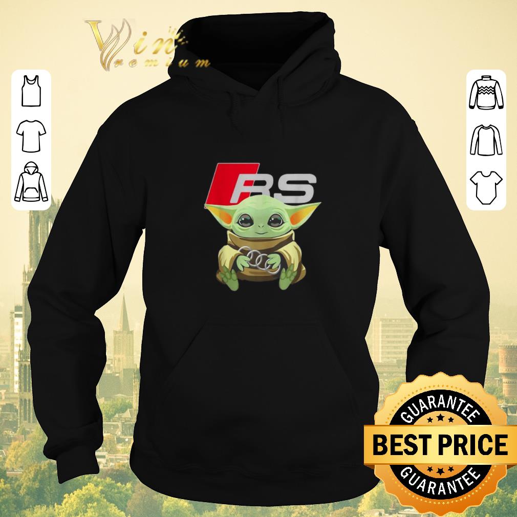 Official Baby Yoda hug Audi RS shirt sweater 4 - Official Baby Yoda hug Audi RS shirt sweater