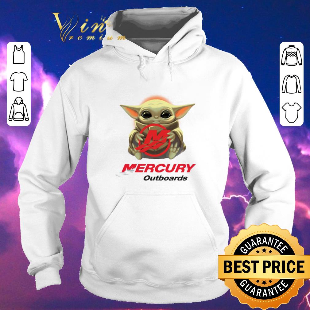 Official Baby Yoda hug Mercury Outboards Star Wars shirt sweater 4 - Official Baby Yoda hug Mercury Outboards Star Wars shirt sweater
