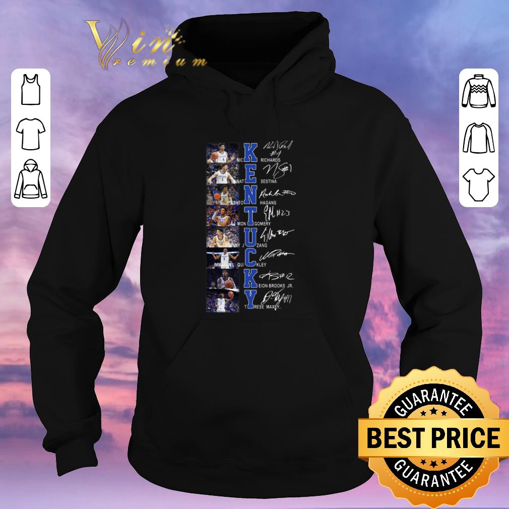 Official Kentucky Wildcat signatures Ashton Hagans EJ Montgomery shirt sweater 4 - Official Kentucky Wildcat signatures Ashton Hagans EJ Montgomery shirt sweater