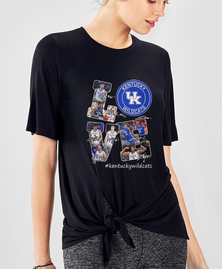 Official Love Kentucky Wildcats NBA Signatures shirt 4 - Official Love Kentucky Wildcats NBA Signatures shirt