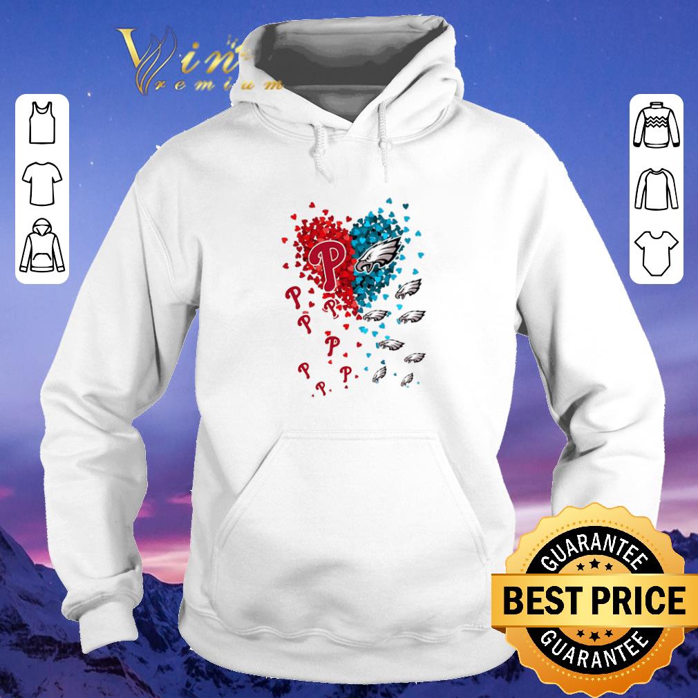 Official Love Philadelphia Phillies Philadelphia Eagles tiny hearts shape shirt sweater 4 - Official Love Philadelphia Phillies Philadelphia Eagles tiny hearts shape shirt sweater