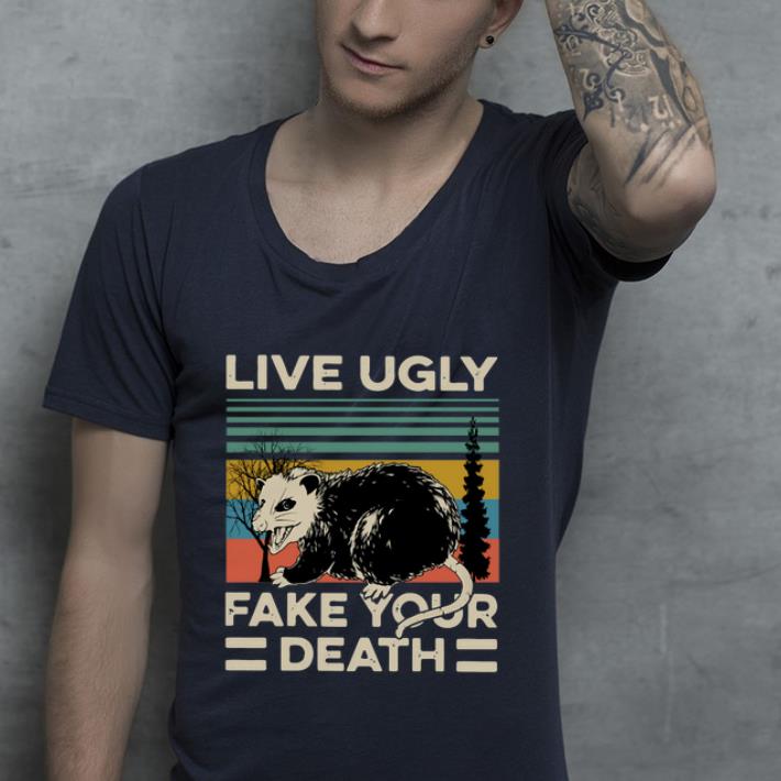 Official Opossum Live Ugly Fake Your Death Vintage shirt 4 - Official Opossum Live Ugly Fake Your Death Vintage shirt