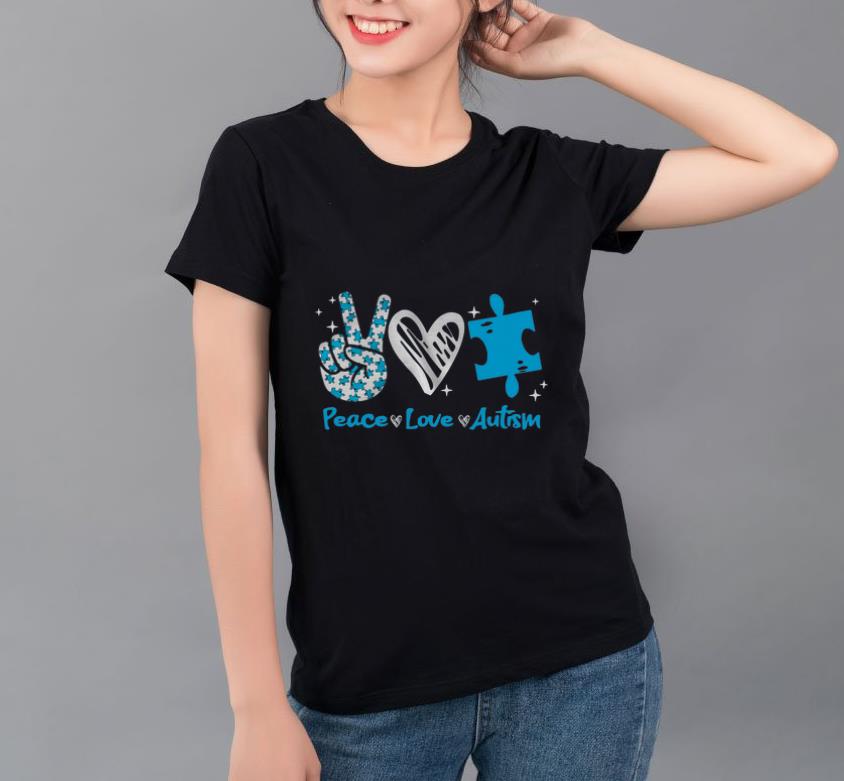 Official Peace Love Autism shirt 4 - Official Peace Love Autism shirt
