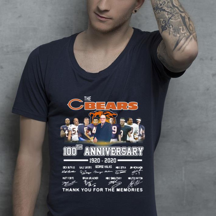 Official The Chicago Bears 100th Anniversary Thank You For The Memories shirt 4 - Official The Chicago Bears 100th Anniversary Thank You For The Memories shirt