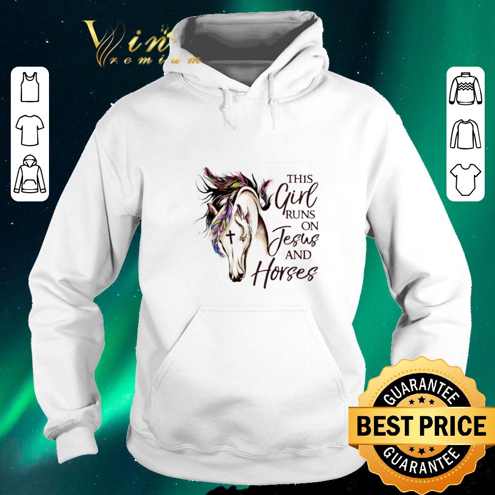 Official This girl runs on jesus and horses shirt sweater 4 - Official This girl runs on jesus and horses shirt sweater