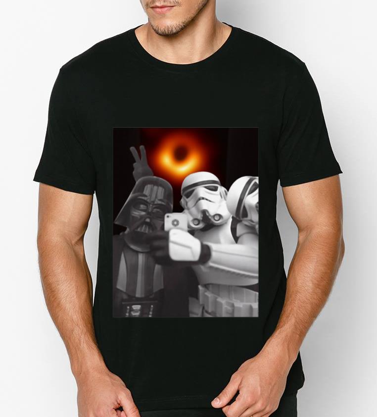 Original Darth Vader and Stormtroopers selfie with black hole shirt 4 - Original Darth Vader and Stormtroopers selfie with black hole shirt