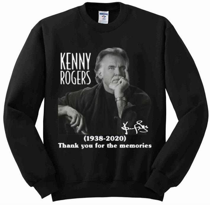 Original Kenny Rogers Thank You For The Memories Signature shirt 4 - Original Kenny Rogers Thank You For The Memories Signature shirt