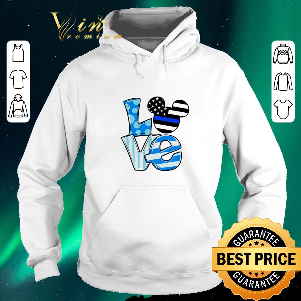 Original Love Mickey Mouse Thin Blue Line shirt sweater Original Love Mickey Mouse Thin Blue Line shirt sweater 4 - Original Love Mickey Mouse Thin Blue Line shirt sweater