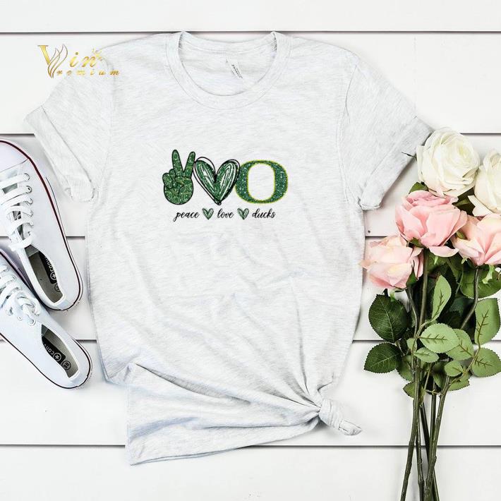 Peace Love Oregon Ducks logo shirt sweater Peace Love Oregon Ducks logo shirt sweater 4 - Peace Love Oregon Ducks logo shirt sweater