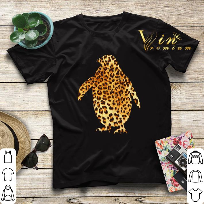 Penguin mashup Leopard shirt sweater 4 - Penguin mashup Leopard shirt sweater