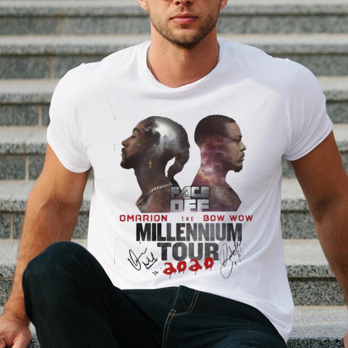 Premium Face Dee Omarion Bow Wow The Millennium Tour Signatures shirt 4 - Premium Face Dee Omarion Bow Wow The Millennium Tour Signatures shirt