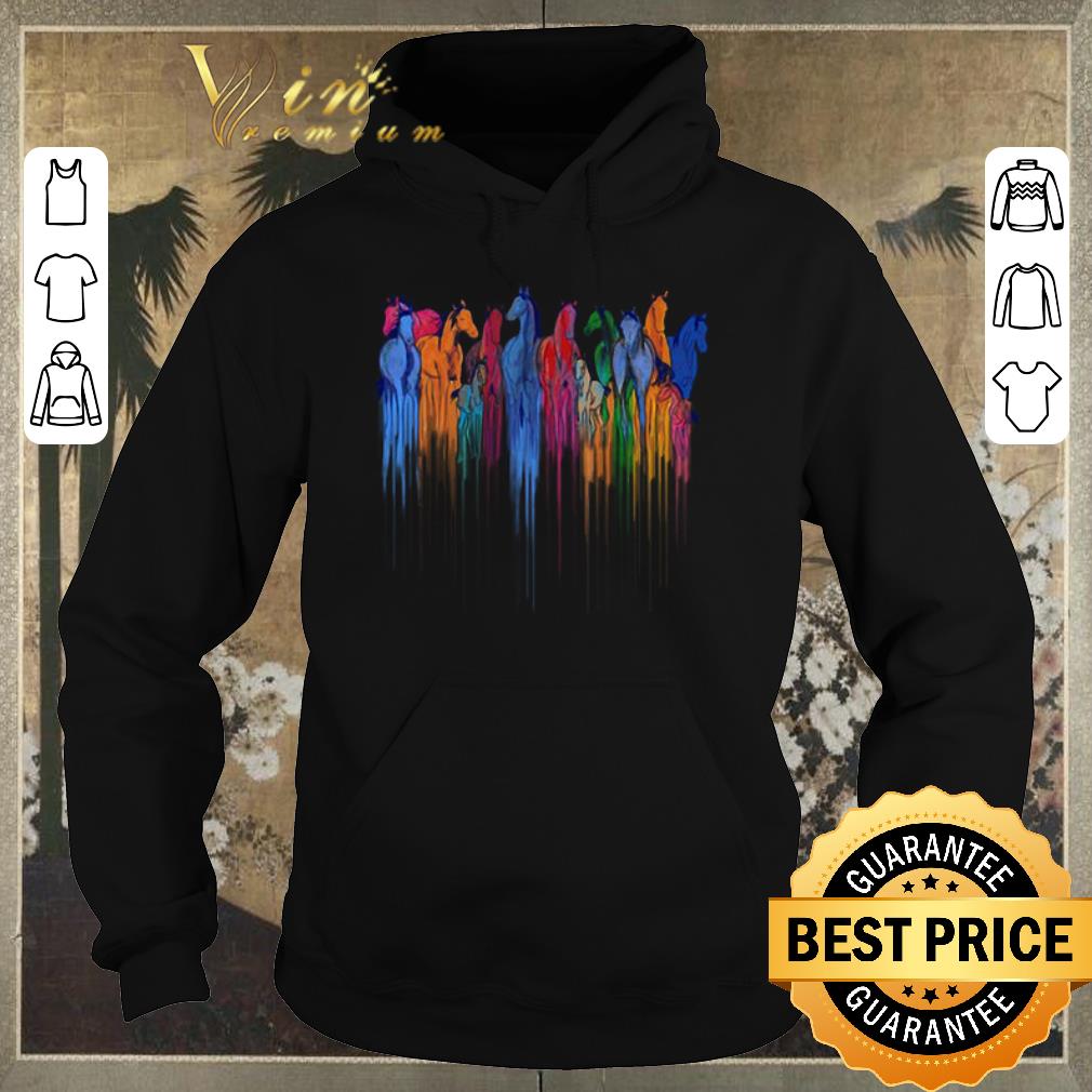 Premium Horses watercolor shirt sweater Premium Horses watercolor shirt sweater 4 - Premium Horses watercolor shirt sweater