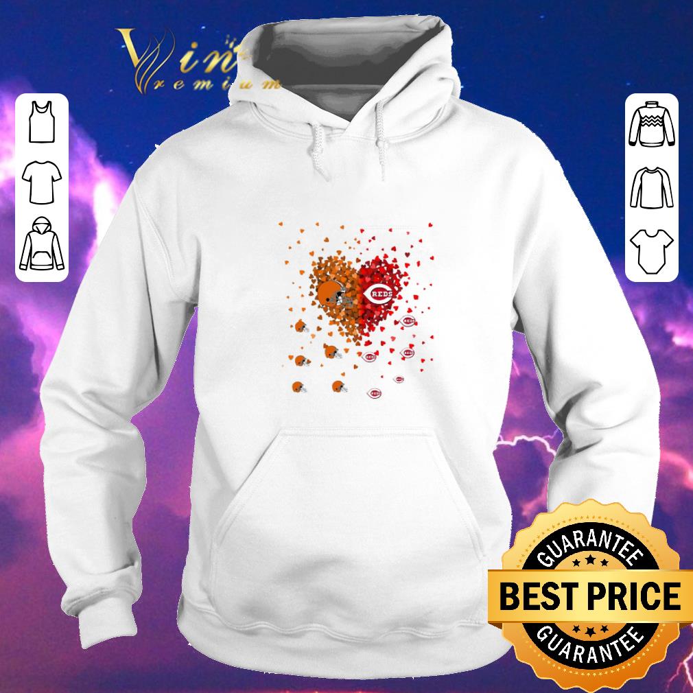 Premium Love Cleveland Browns and Cincinnati Reds Tiny Hearts Shape shirt sweater 4 - Premium Love Cleveland Browns and Cincinnati Reds Tiny Hearts Shape shirt sweater