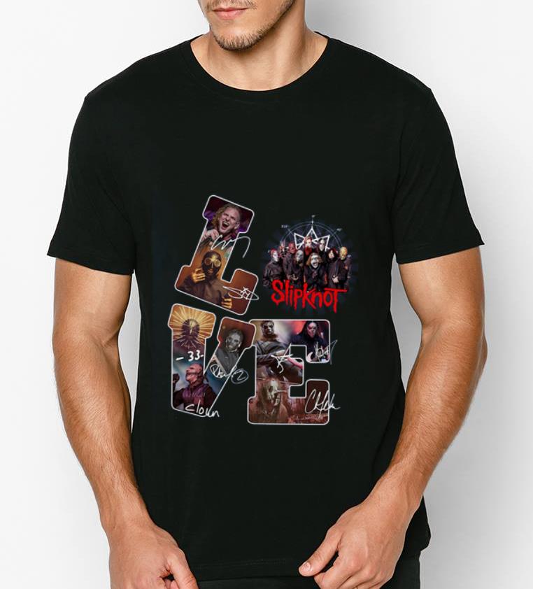Premium Love Slipknot Signatures shirt 4 - Premium Love Slipknot Signatures shirt
