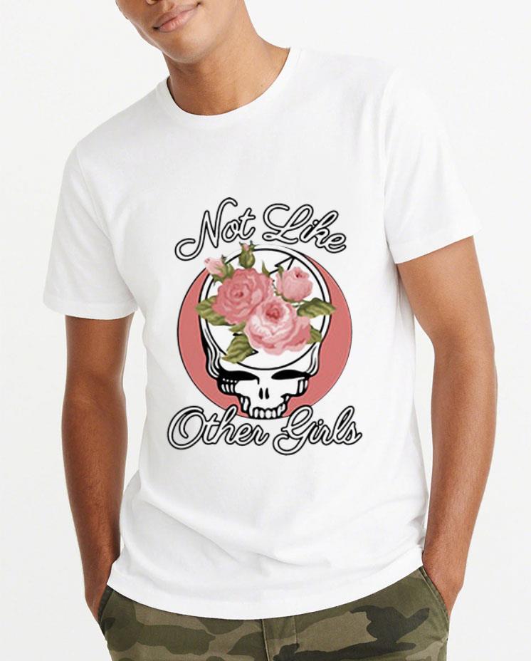 Premium Skull Flower Not Like Other Girls shirt 4 - Premium Skull Flower Not Like Other Girls shirt