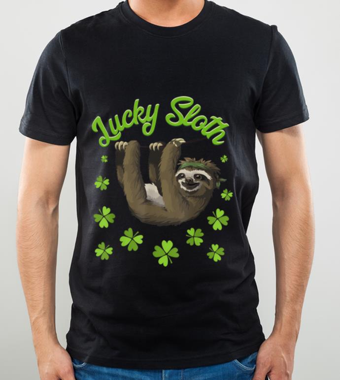 Premium St Patrick s Day Lucky Sloth Boys Girls Men Women shirt 4 - Premium St. Patrick's Day Lucky Sloth Boys Girls Men Women shirt