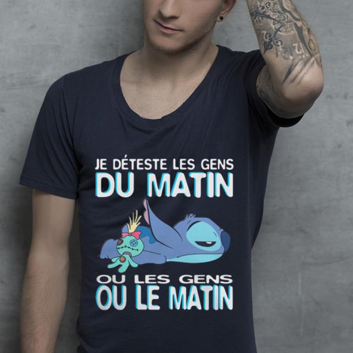 Premium Stitch je deteste les gens du matin ou les gens ou le matin shirt 4 - Premium Stitch je deteste les gens du matin ou les gens ou le matin shirt