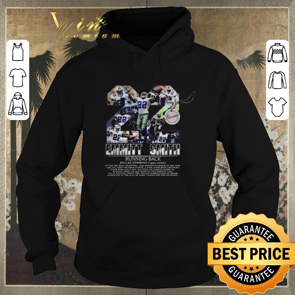 Pretty 22 Emmitt Smith signature Running Back Dallas Cowboys 1990 2002 shirt sweater 4 - Pretty 22 Emmitt Smith signature Running Back Dallas Cowboys 1990-2002 shirt sweater