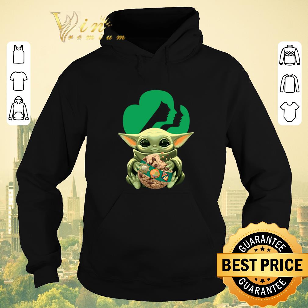 Pretty Baby Yoda hug Girl Scout Star Wars shirt sweater 4 - Pretty Baby Yoda hug Girl Scout Star Wars shirt sweater