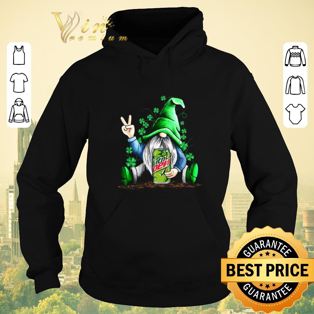 Pretty Gnome hold Mtn Dew shamrock St Patrick s day shirt sweater 4 - Pretty Gnome hold Mtn Dew shamrock St. Patrick's day shirt sweater