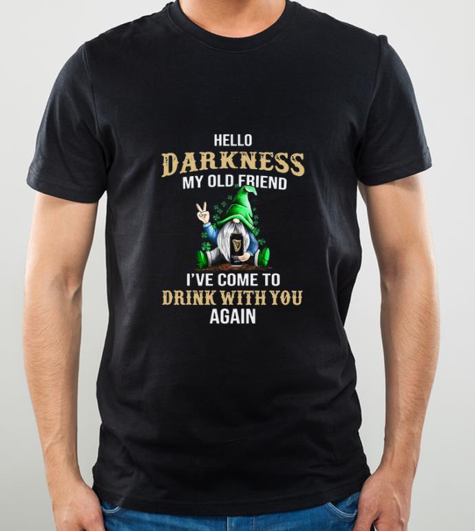 Pretty Gnomie hug Guinness hello darkness my old friend I ve come to drink with you shirt 4 - Pretty Gnomie hug Guinness hello darkness my old friend I’ve come to drink with you shirt