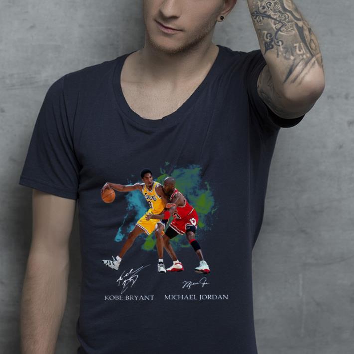 Pretty Kobe Bryant and Michael Jordan signatures shirt 4 - Pretty Kobe Bryant and Michael Jordan signatures shirt