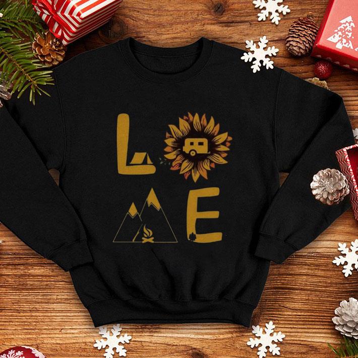 Pretty Love sunflower and camping shirt 4 - Pretty Love sunflower and camping shirt