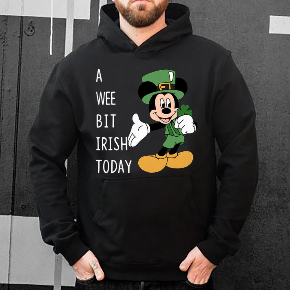 Pretty Mickey Mouse A Wee Bit Irish Today Shamrock St Patrick s Day shirt 4 - Pretty Mickey Mouse A Wee Bit Irish Today Shamrock St. Patrick's Day shirt