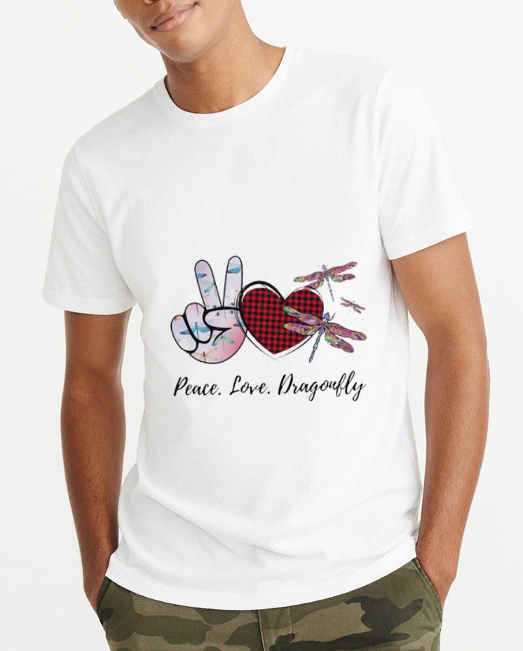 Pretty Peace Love Lucky Dragonfly shirt 4 - Pretty Peace Love Lucky Dragonfly shirt