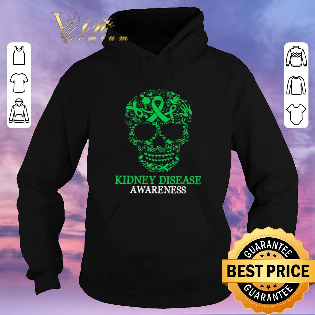 Pretty Skull Kidney Disease Awareness shirt sweater Pretty Skull Kidney Disease Awareness shirt sweater 4 - Pretty Skull Kidney Disease Awareness shirt sweater