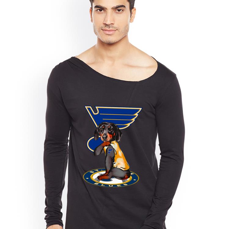 Pretty Tattoos Dachshund St Louis Blues shirt 4 - Pretty Tattoos Dachshund St Louis Blues shirt