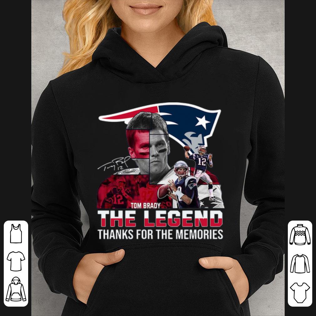 Pretty Tom Brady The Legends Thanks For The Memories Signature shirt 4 - Pretty Tom Brady The Legends Thanks For The Memories Signature shirt