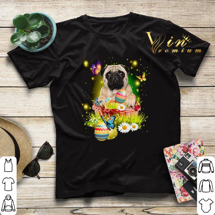Pug Easter Butterfly White Daisy Flower shirt sweater 4 - Pug Easter Butterfly White Daisy Flower shirt sweater