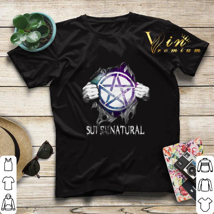 Supernatural logo blood inside me shirt sweater Supernatural logo blood inside me shirt sweater 4 - Supernatural logo blood inside me shirt sweater