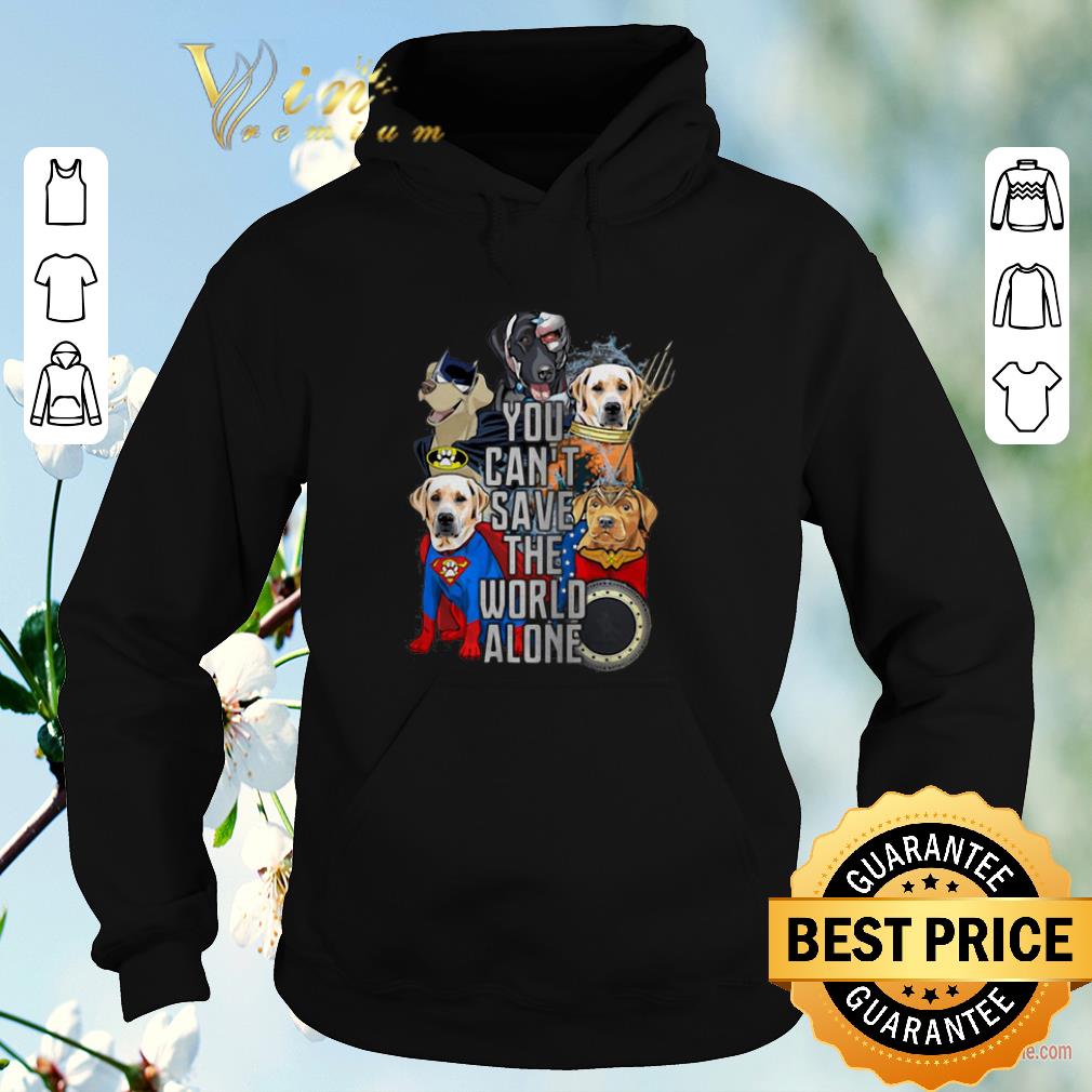 Top Beagle mashup DC characters you can t save the world alone shirt sweater 4 - Top Beagle mashup DC characters you can’t save the world alone shirt sweater