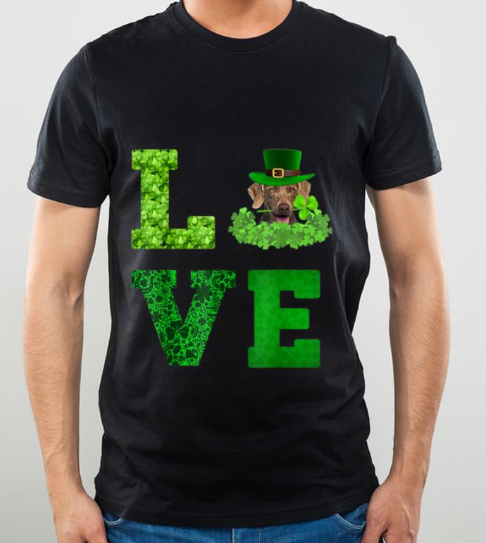 Top Cute Love Weimaraner St Patricks Day Dog Dad Mom Gift shirt 4 - Top Cute Love Weimaraner St. Patricks Day Dog Dad Mom Gift shirt