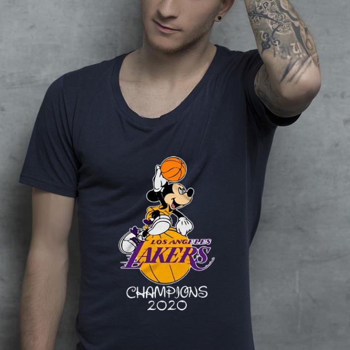 Top Disney Mickey Mouse Los Angeles Lakers Champions 2020 shirt 4 - Top Disney Mickey Mouse Los Angeles Lakers Champions 2020 shirt