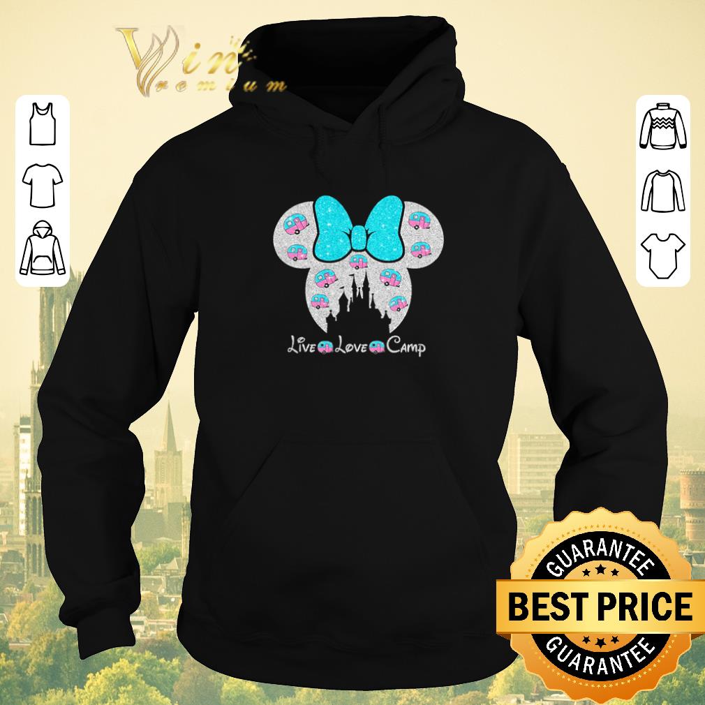 Top Disney Minnie Mouse Live Love Camp shirt sweater 4 - Top Disney Minnie Mouse Live Love Camp shirt sweater