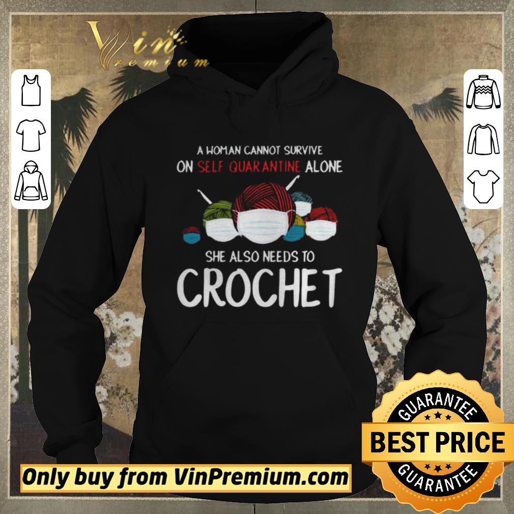 Pretty A Woman Cannot Survive On Self Quarantine Crochet shirt sweater 030fe932 pretty a woman cannot survive on self quarantine crochet shirt sweater 4 - Pretty A Woman Cannot Survive On Self Quarantine Crochet shirt sweater