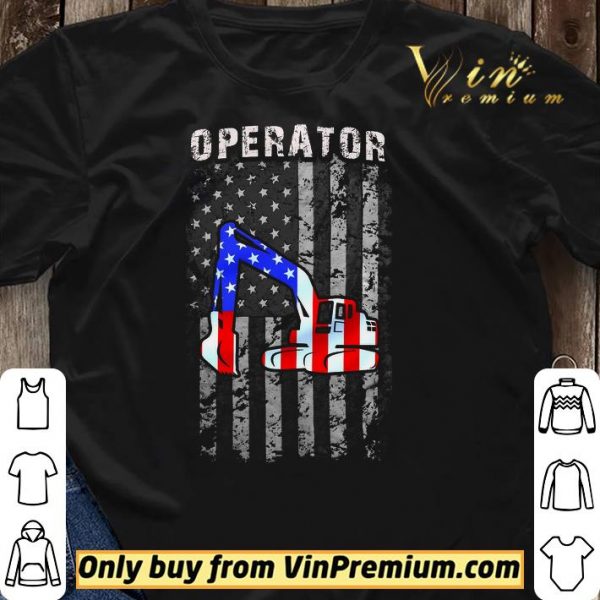 Operator Car Draw American Flag shirt sweater