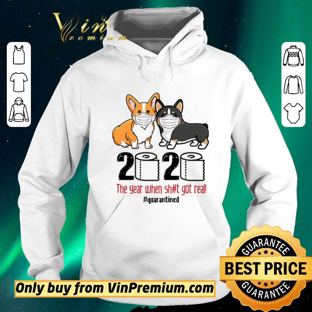 0913b9fd awesome corgi wearing mask 2020 the year when shit got real quarantined shirt sweater 4 - Awesome Corgi wearing mask 2020 the year when shit got real #quarantined shirt sweater